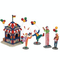 SUPER OFFERTA LEMAX Carnival Ticket Booth With Figurines, Set Of 5 SKU: 63563